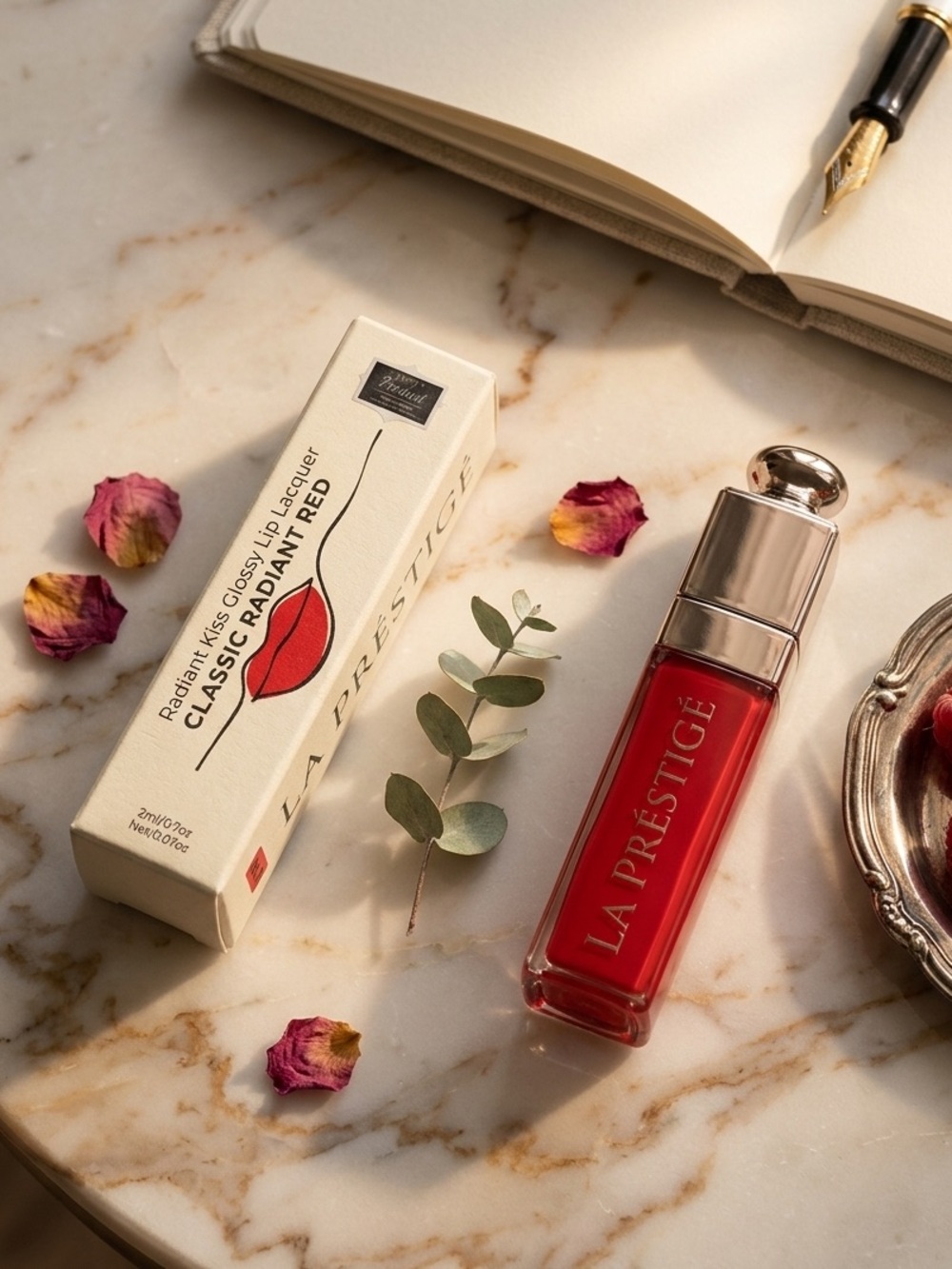 La Prèstigè Mini Gloss -Classy Radiant Red 2ml